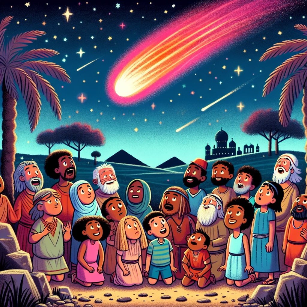 Fun fact for kids about ancient comet fear