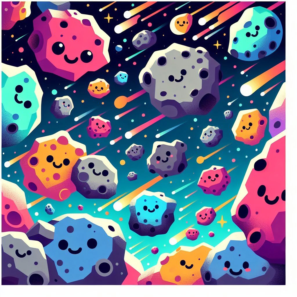 Fun fact for kids about asteroids in space