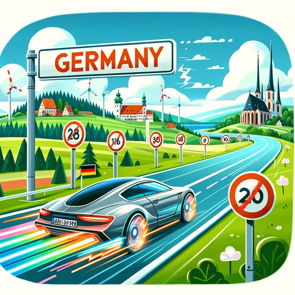Fun fact for kids about a German autobahn