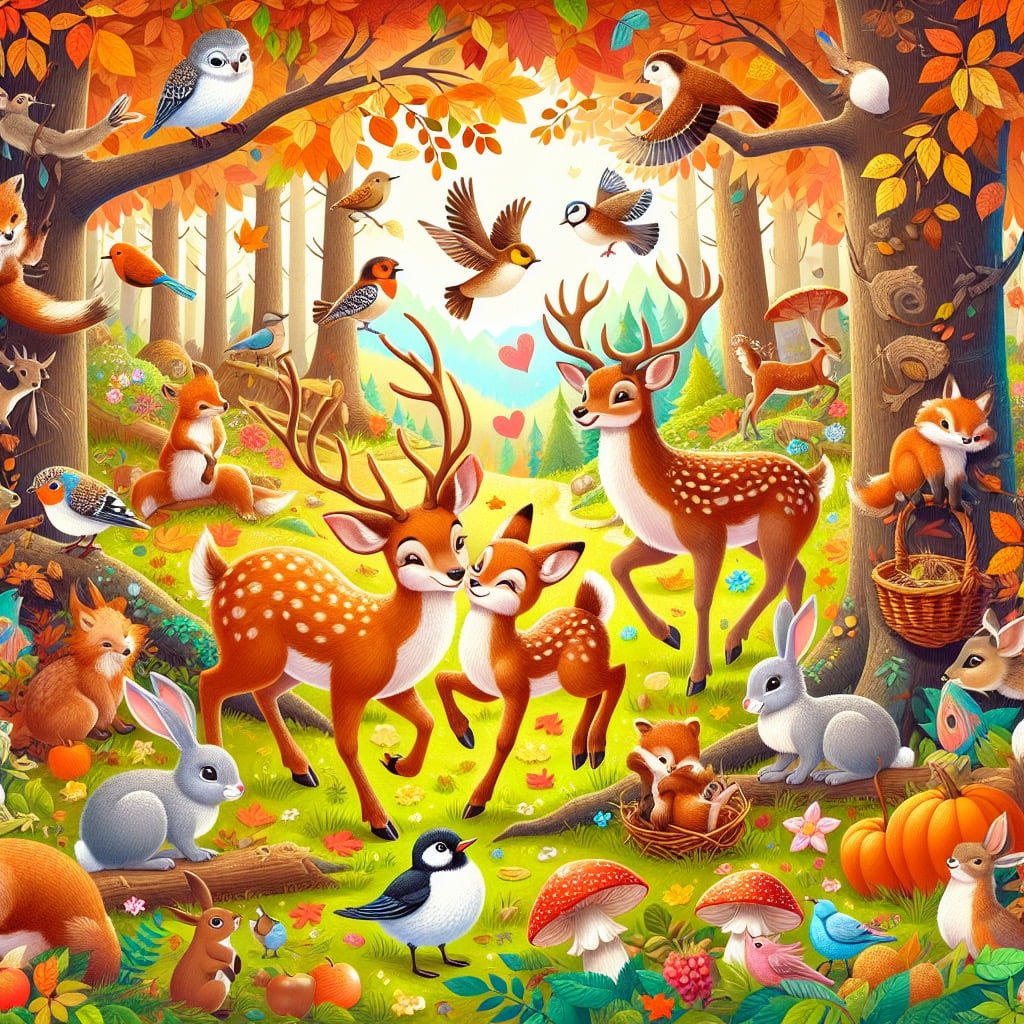 Fun fact for kids about animal breeding in Autumn