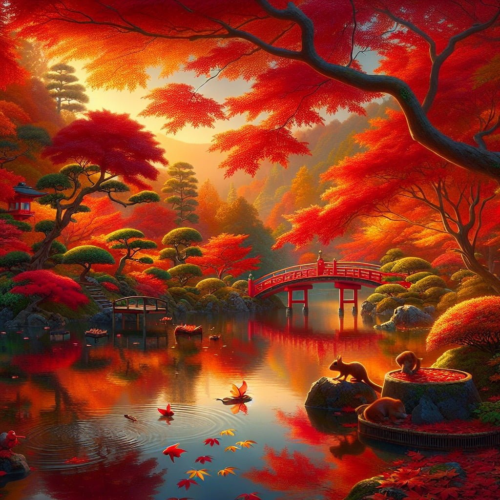 Fun fact for kids about colorful autumn leaves