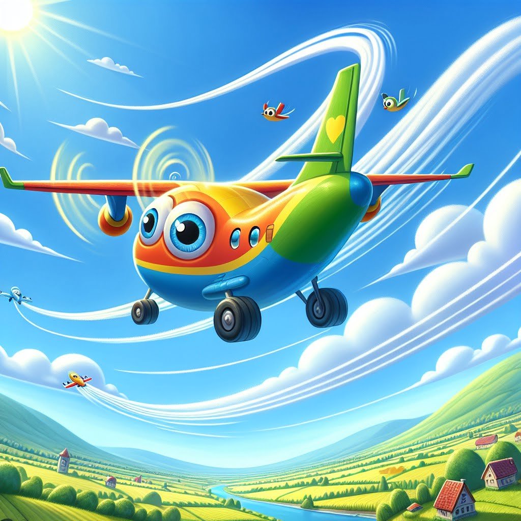 Fun fact for kids about a plane flying backwards