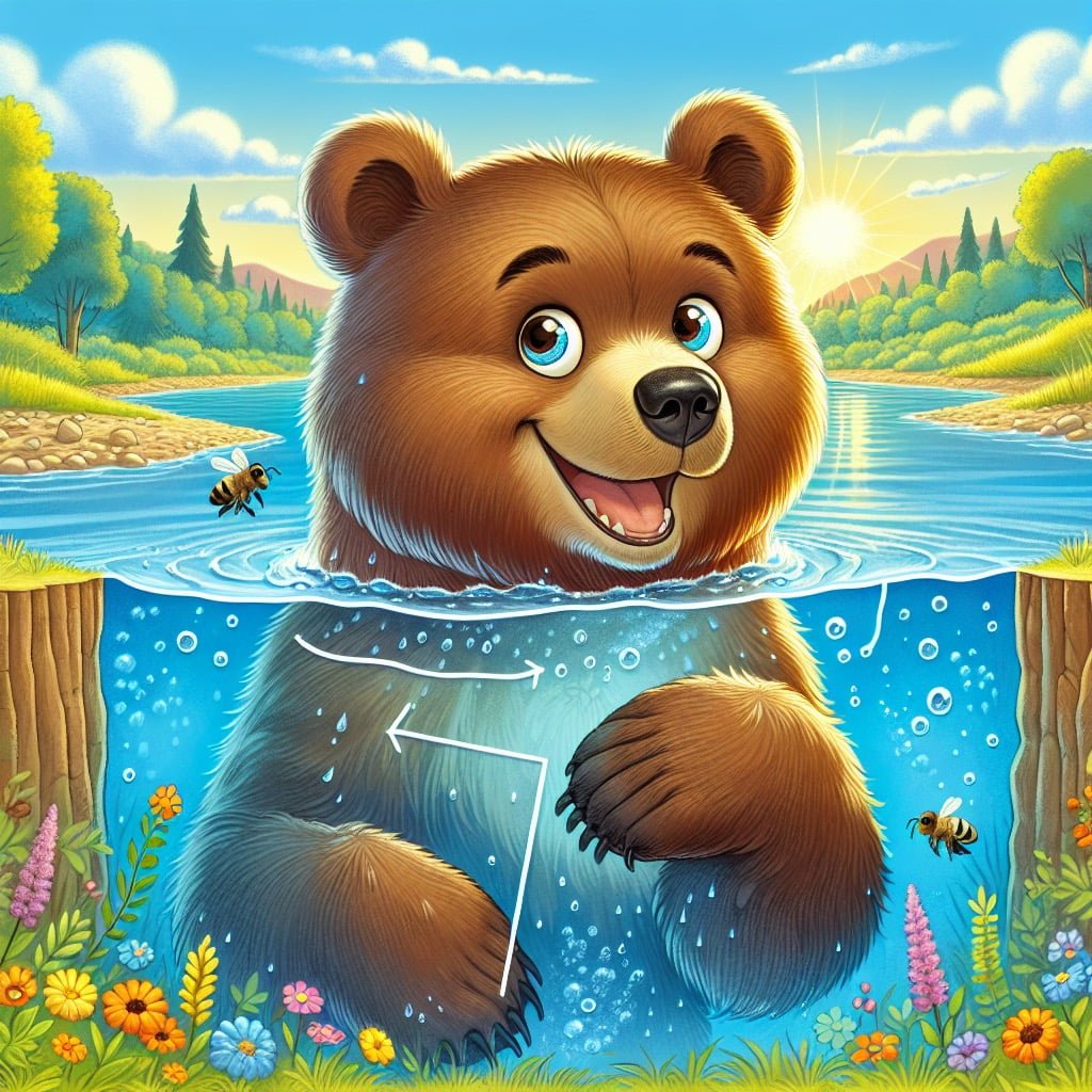 Fun fact for kids about a bear's third eyelid