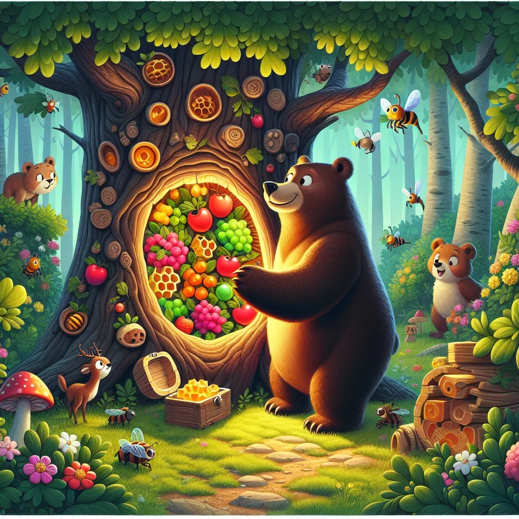 Fun fact for kids about bear memory