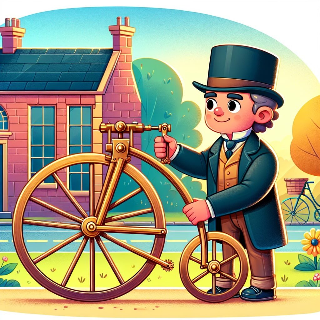Fun fact for kids about the invention of bicycles