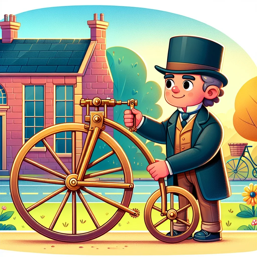 Fun fact for kids about the invention of bicycles