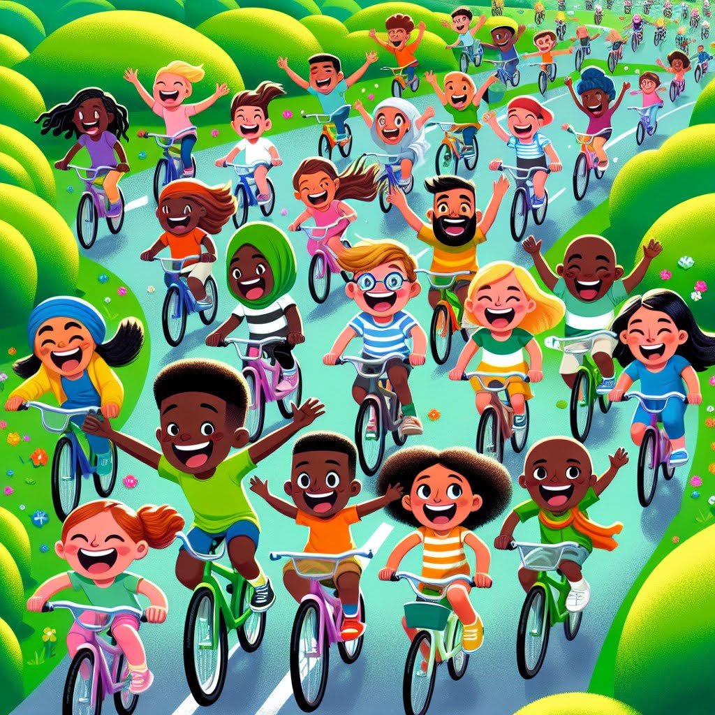 Fun fact for kids about bicycles and the environment
