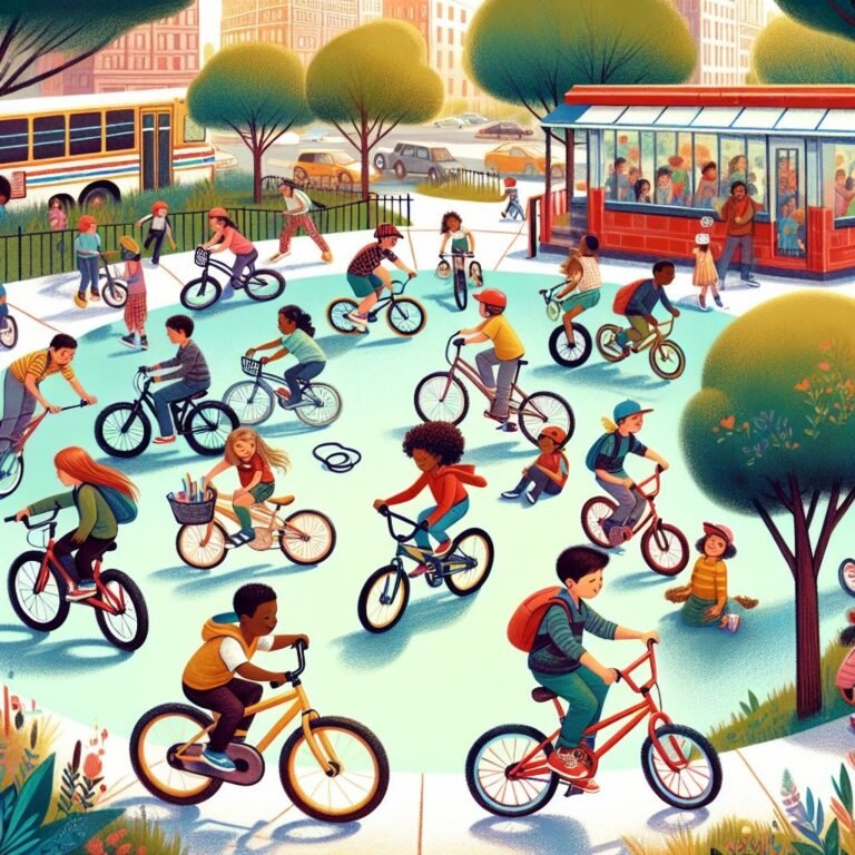 Main image for the post with 10 Amazing Fun Facts for Kids About Bicycles