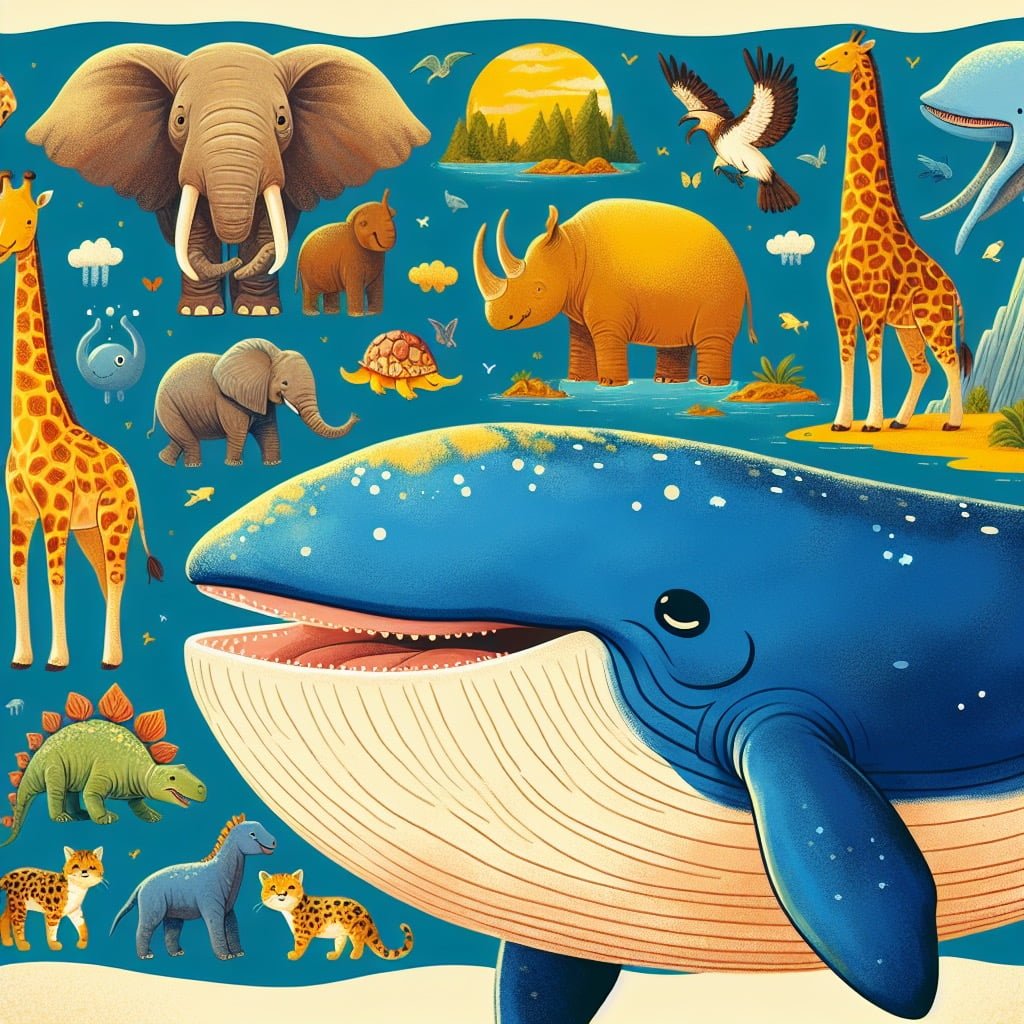 Fun fact for kids about a blue whale