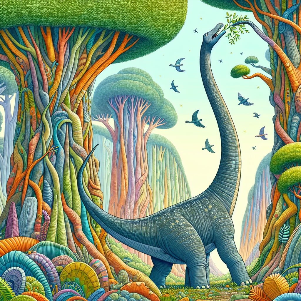 Fun fact for kids about the Brachiosaurus
