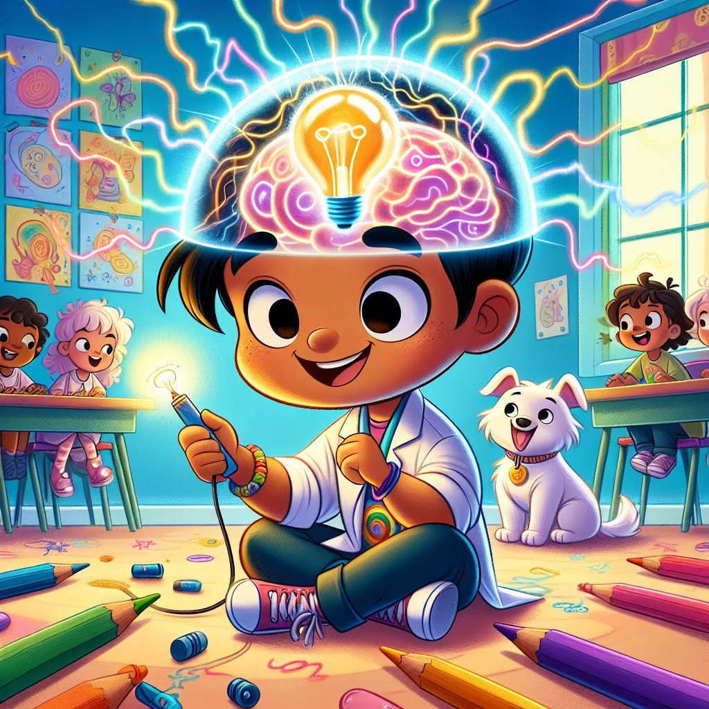 Fun fact for kids about human brain power
