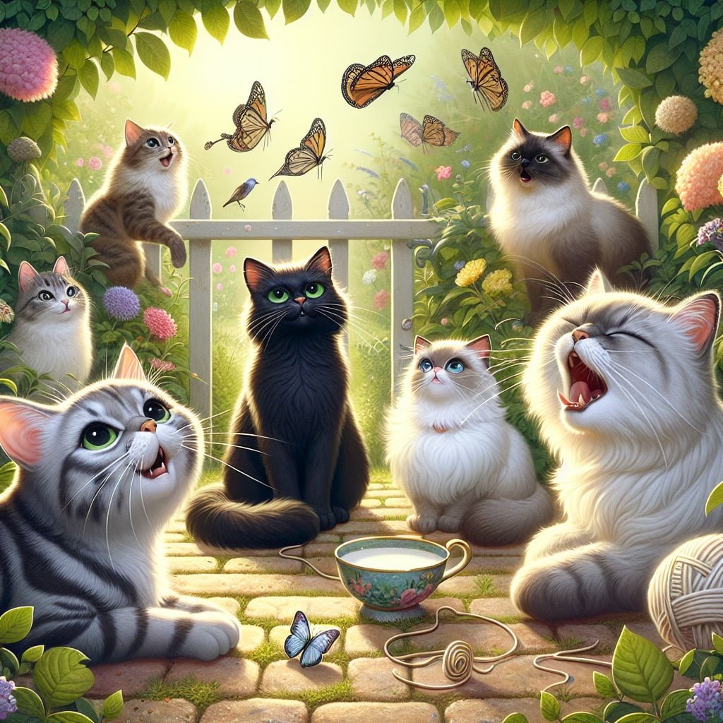 Fun fact for kids about a cat meowing