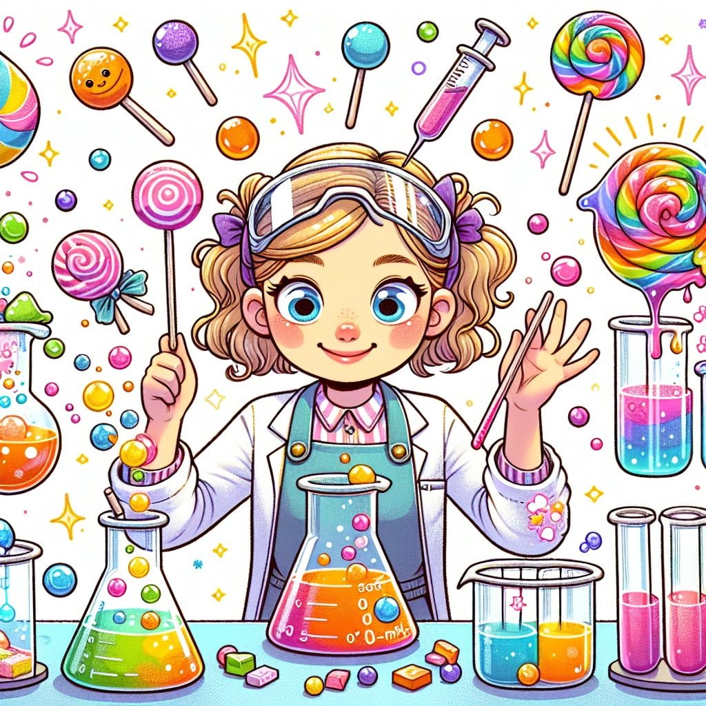 Fun fact for kids about chemistry of candy