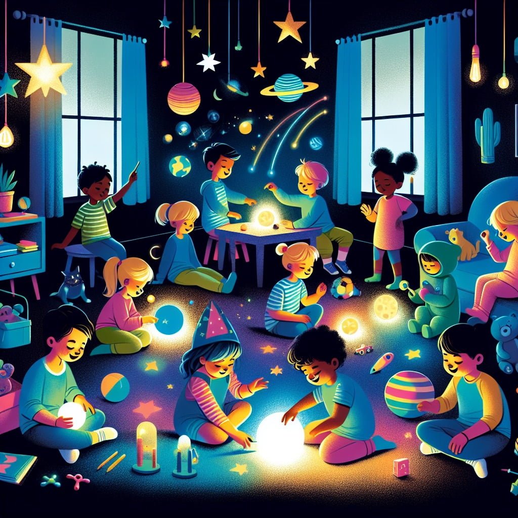 Fun fact for kids about glow-in-the-dark chemistry