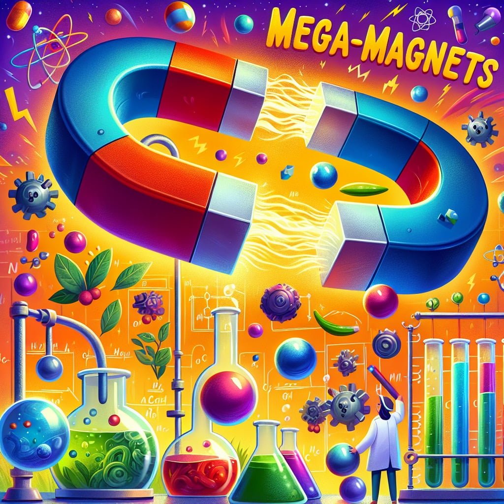 Fun fact for kids about mega-magnets in chemistry