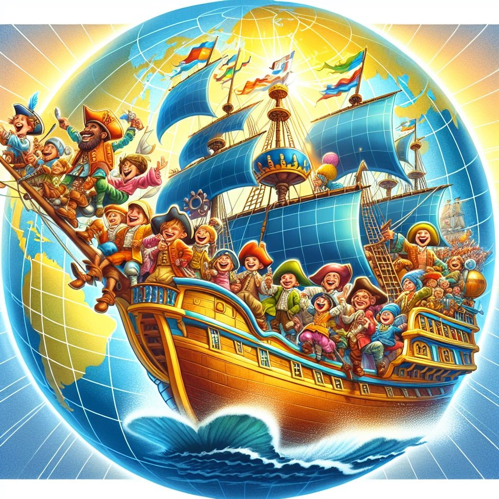 Fun fact for kids about famous explorers circumnavigating the globe