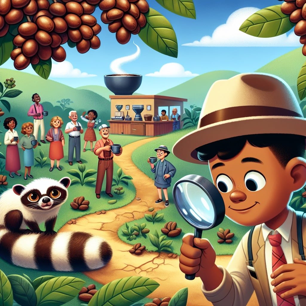 Fun fact for kids about Kopi Luwak coffee