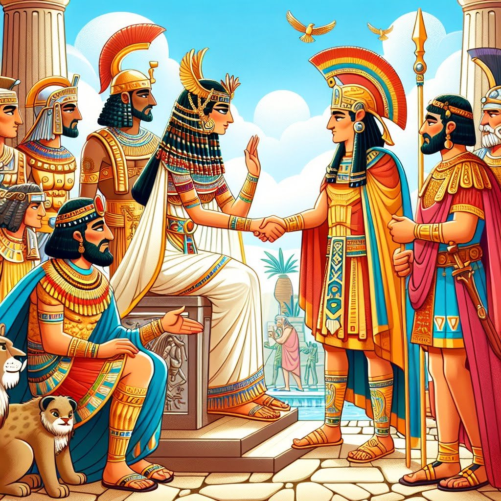 Fun fact for kids about Cleopatra forming alliances with Romans