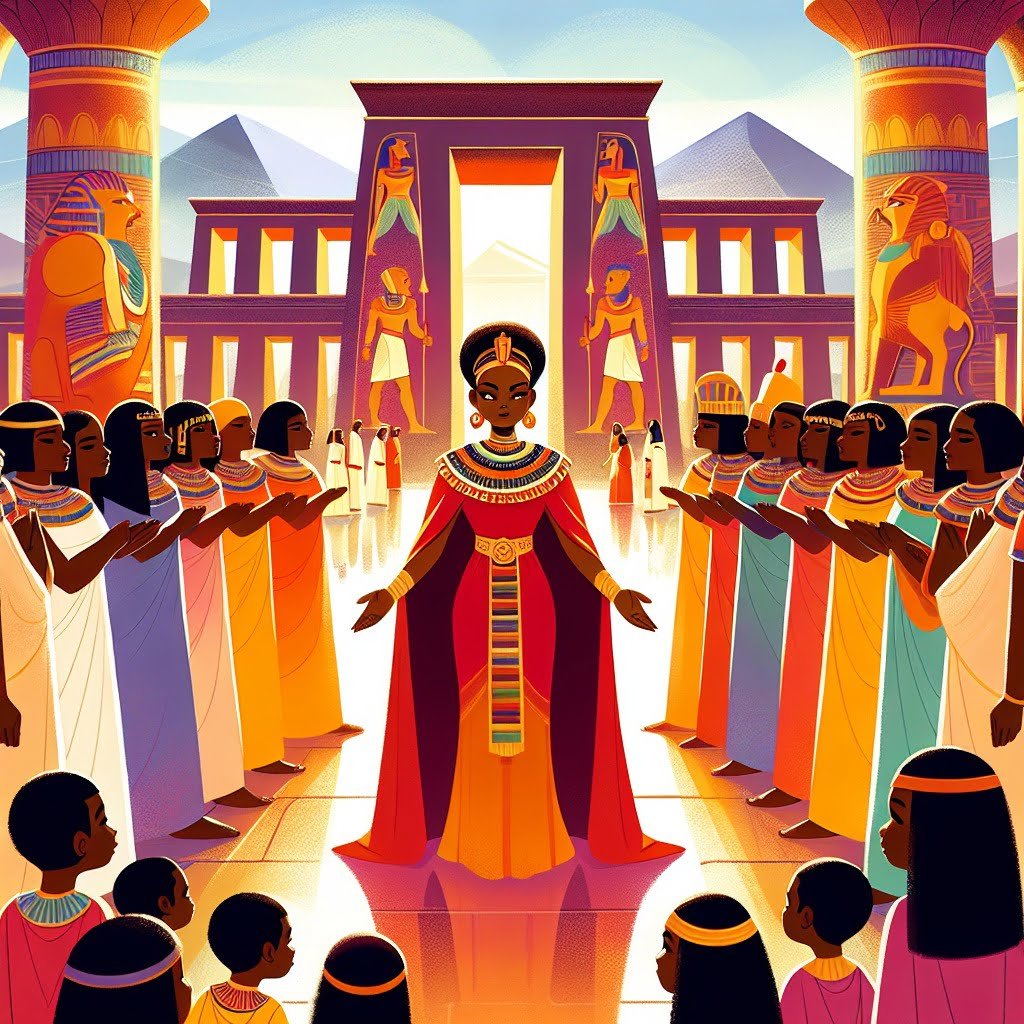 Fun fact for kids about Cleopatra earning respect from her people