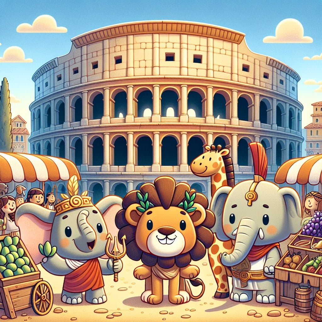 Fun fact for kids about the Colosseum