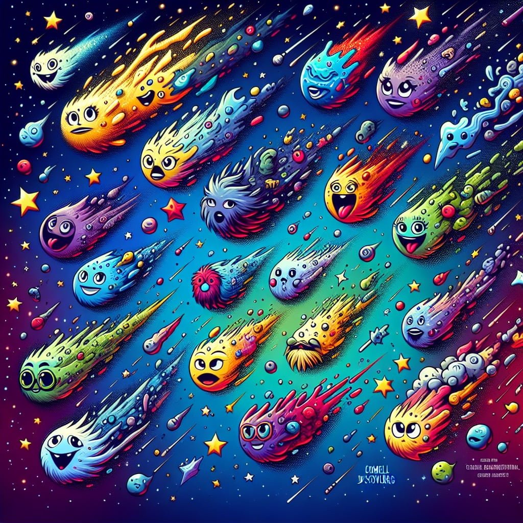 Fun fact for kids about comet names