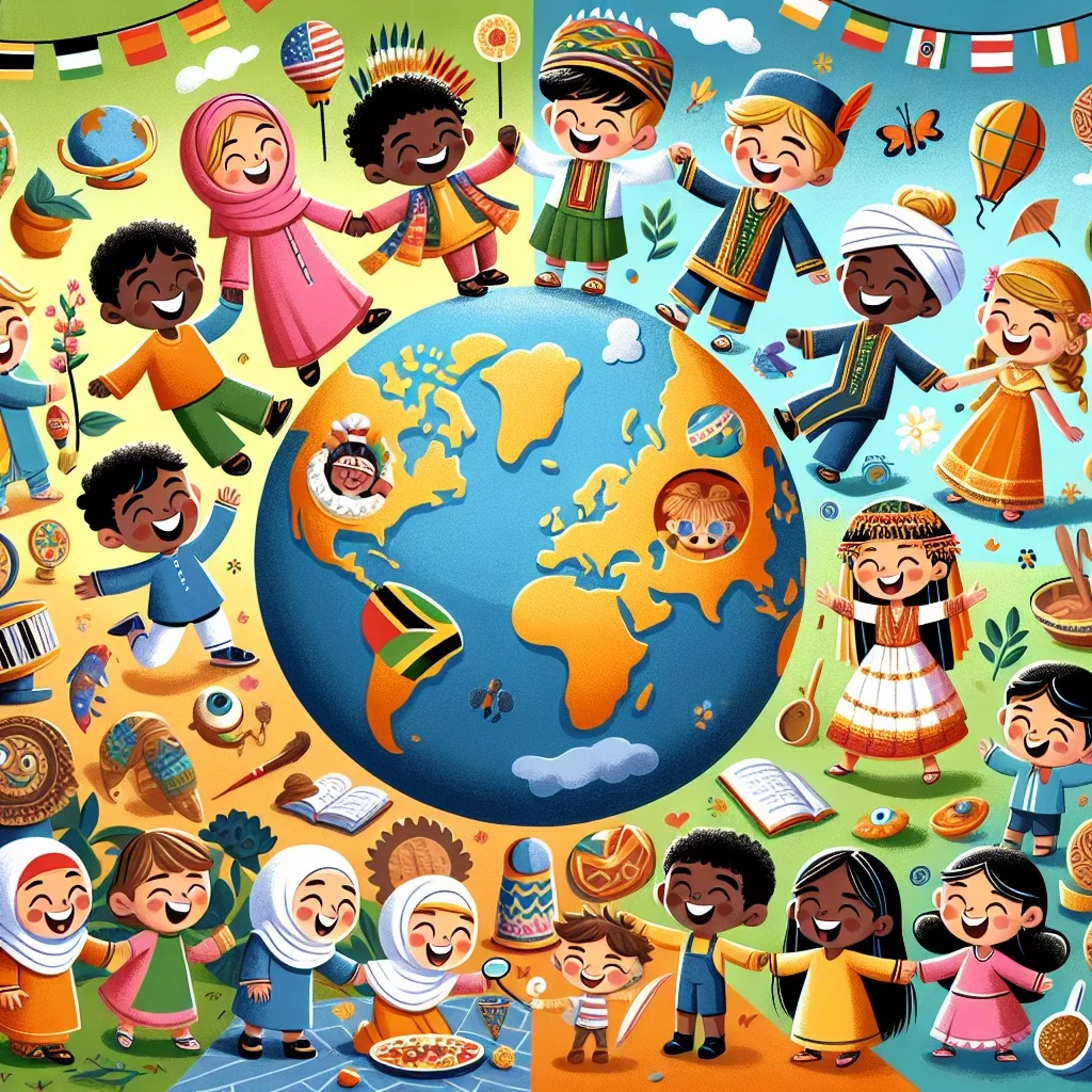 Main image for the post with 10 Amazing Fun Facts for Kids About Cultures