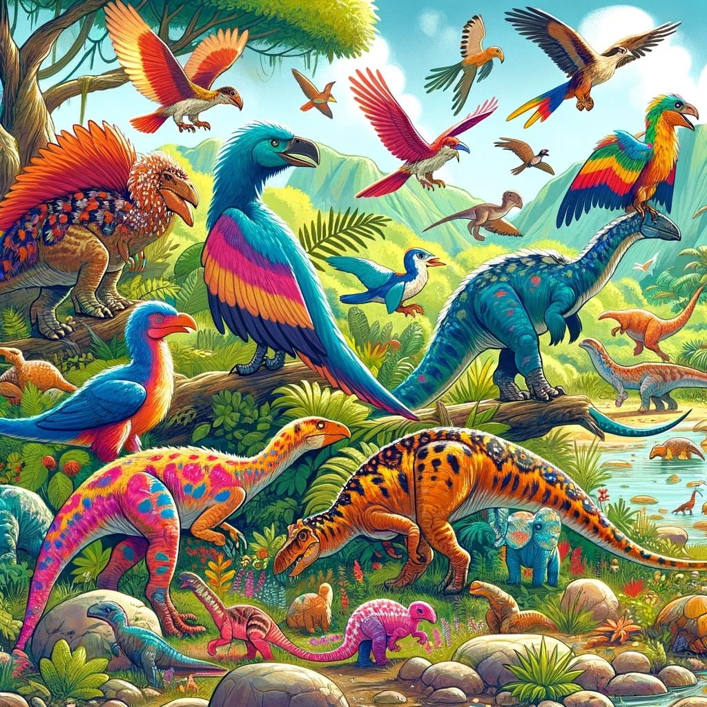 Fun fact for kids about feathered dinosaurs