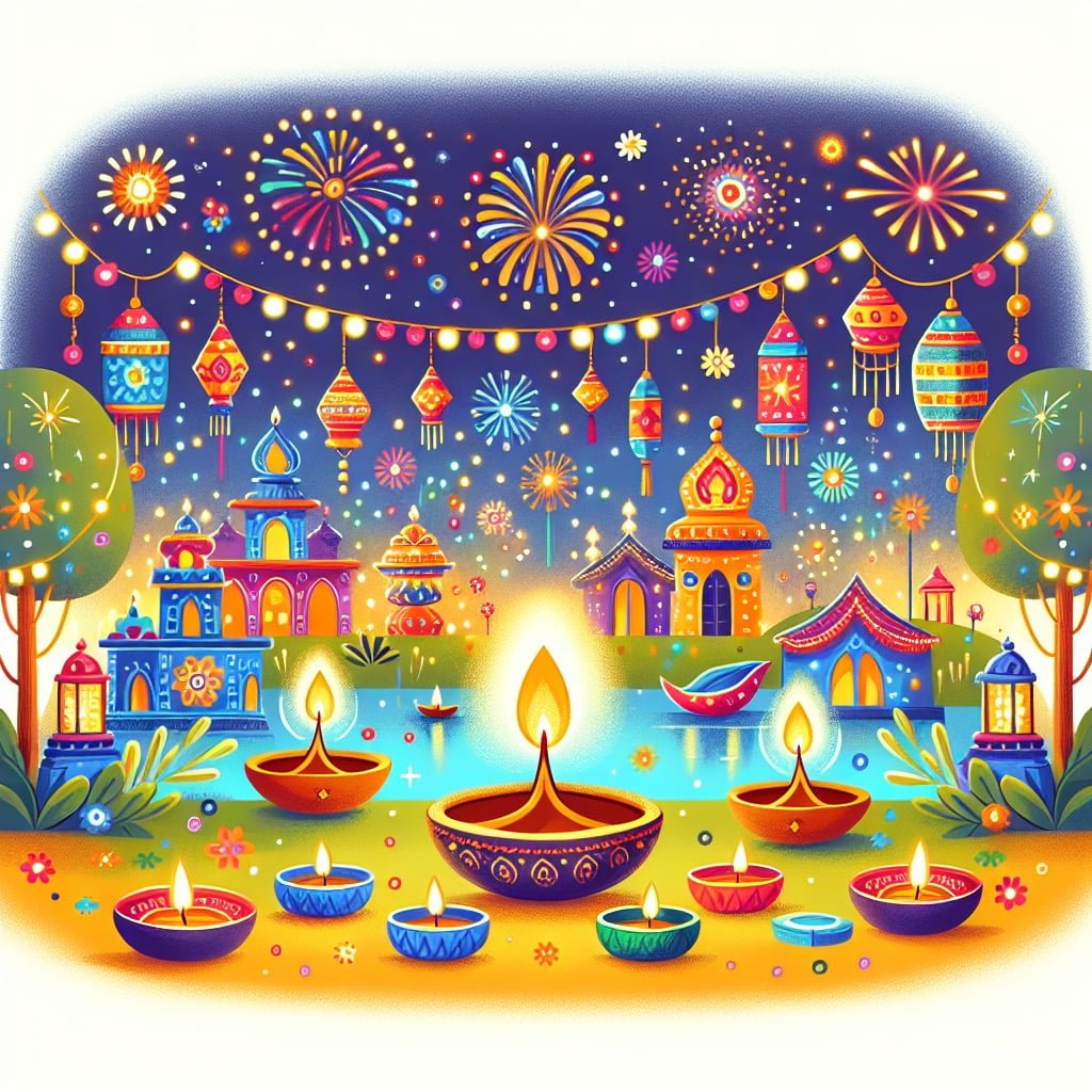Fun fact for kids about India's Festival of Lights - Diwali