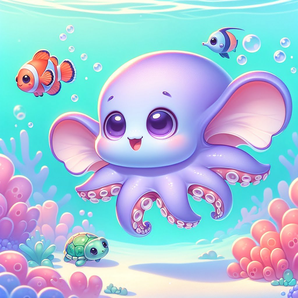 Fun fact for kids about a dumbo octopus