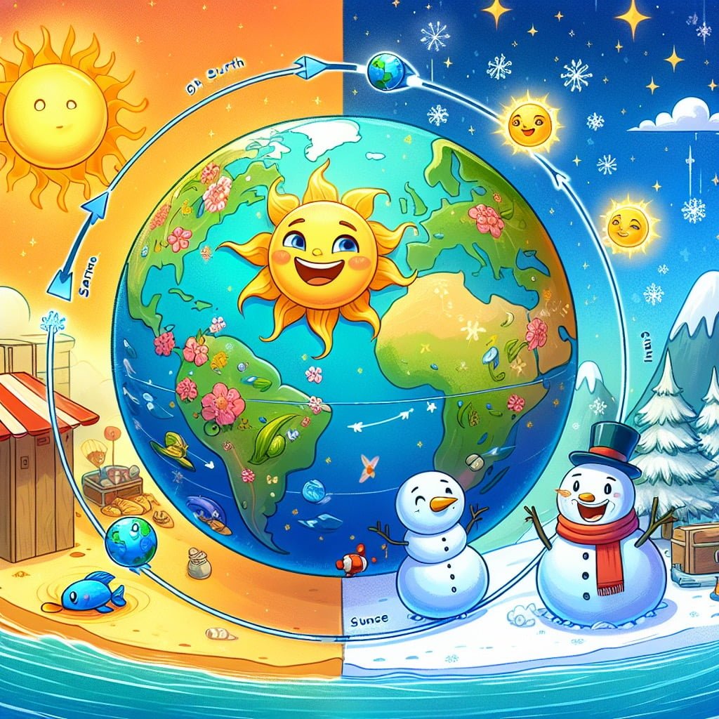Fun fact about the Earth's orbit and changing seasons