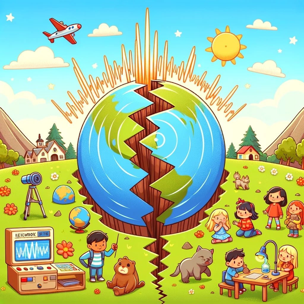 Fun fact for kids about Earth's quakes