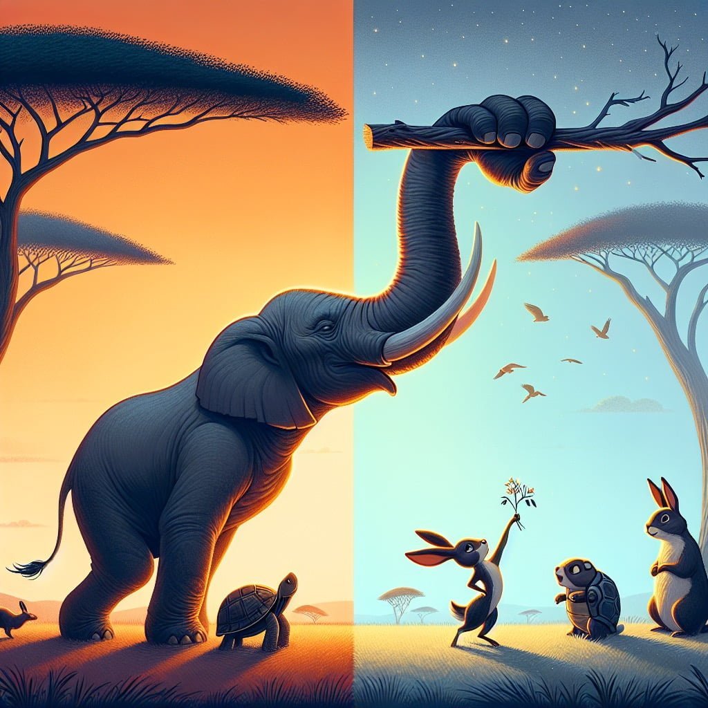 Fun fact for kids about an Elephant's trunk