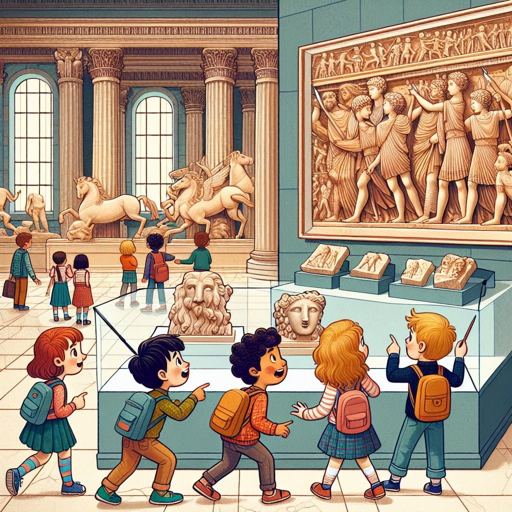 Fun fact for kids about the Elgin Marbles