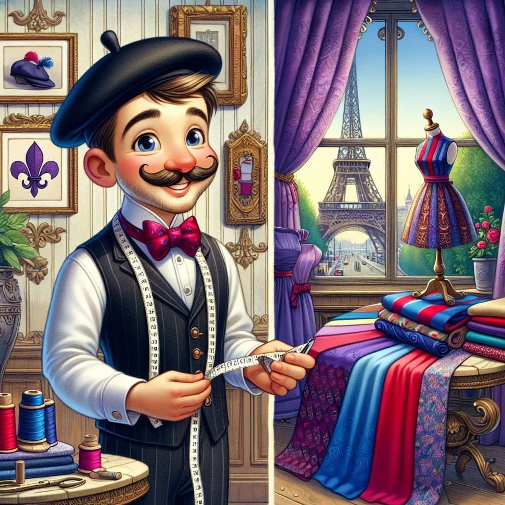 Fun fact for kids about French fashion