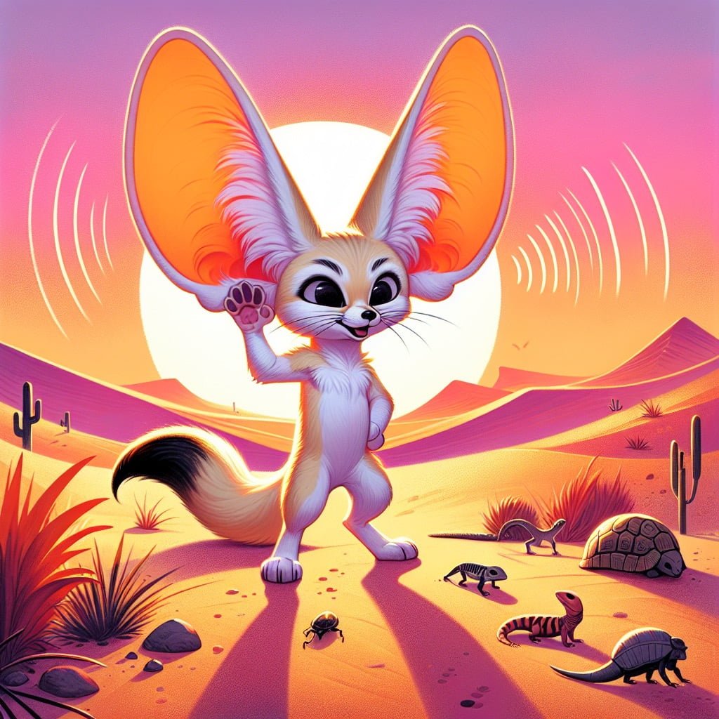Fun fact for kids about a fennec fox