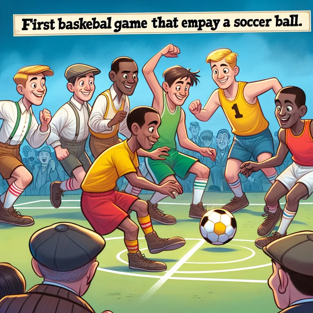 Fun fact for kids about first basketball game