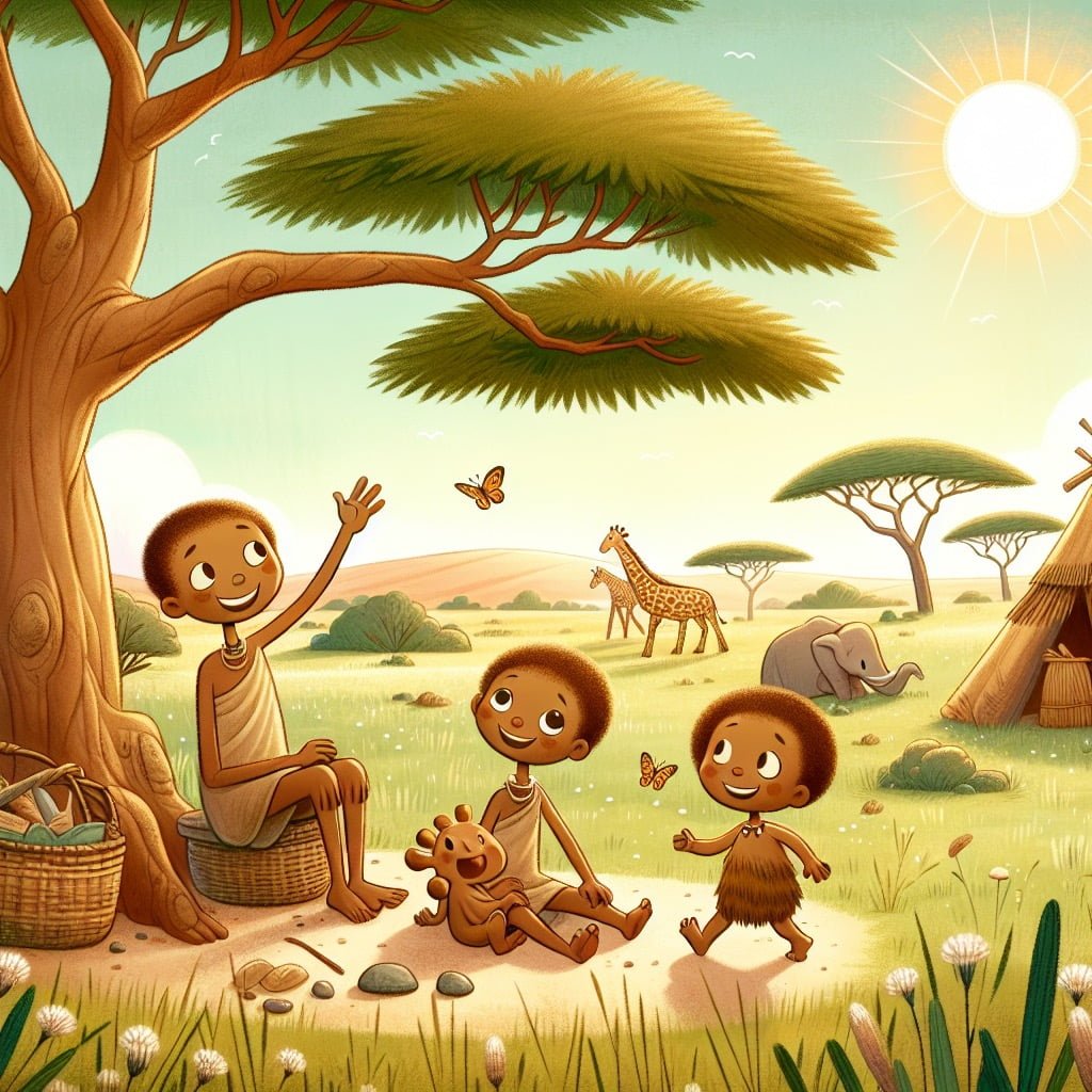 Fun fact for kids about the first people on Earth