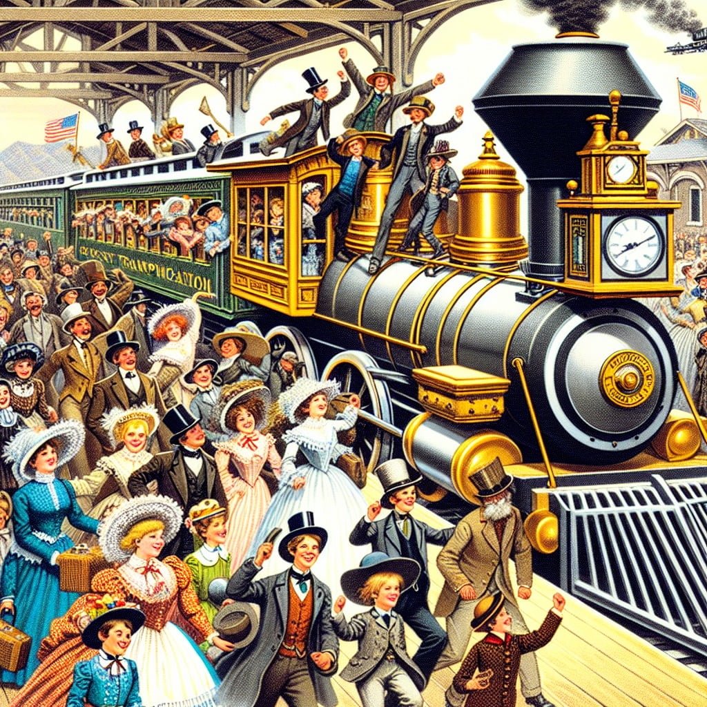 Fun fact for kids about the first passenger train