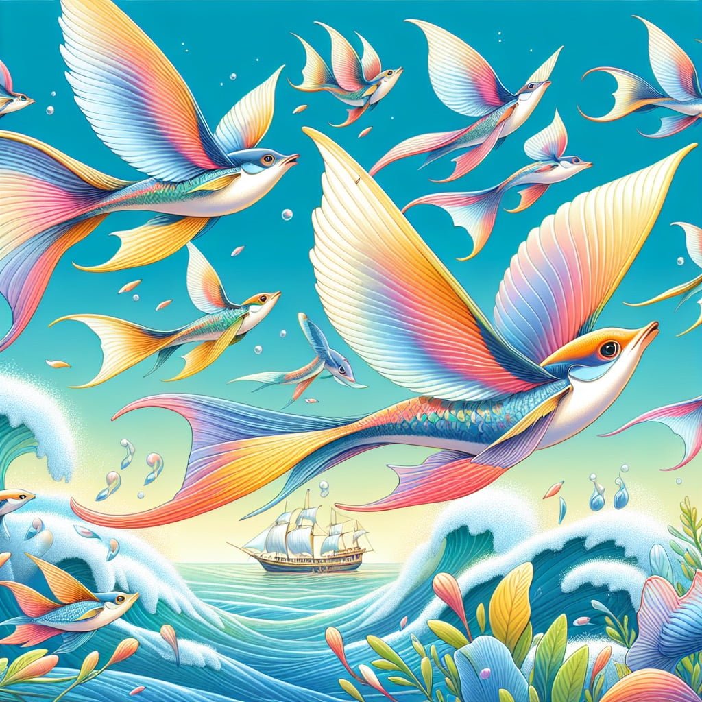 Fun fact for kids about flying fish