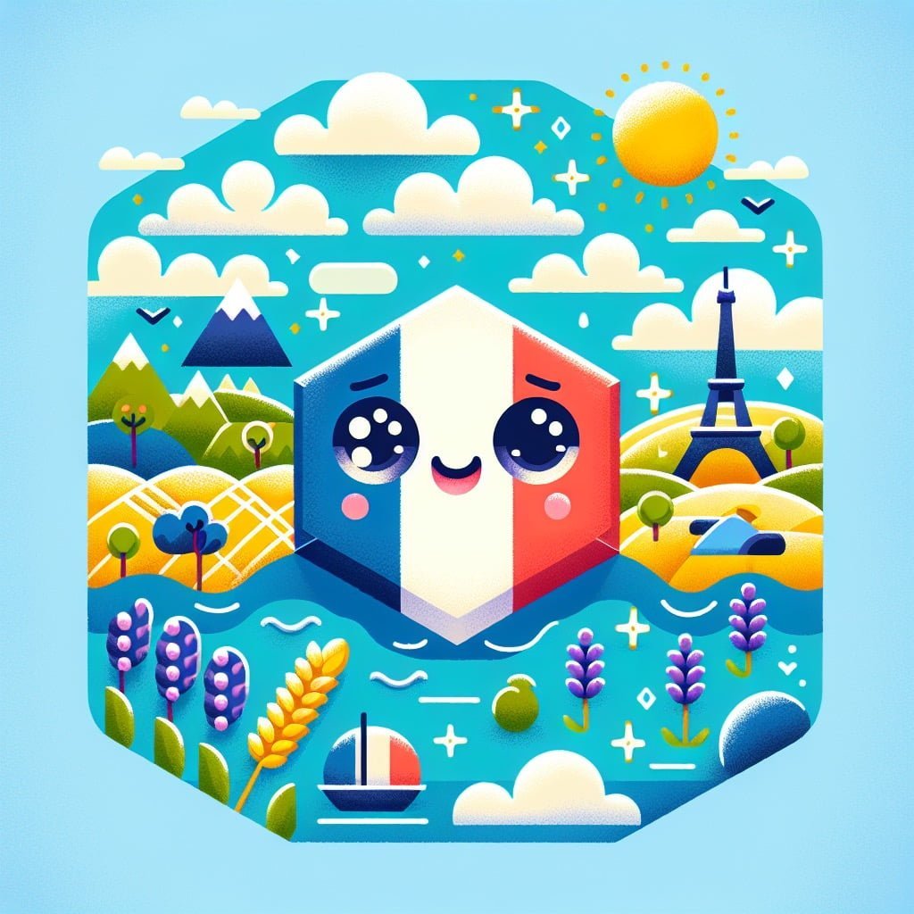 Fun fact for kids about France's shape