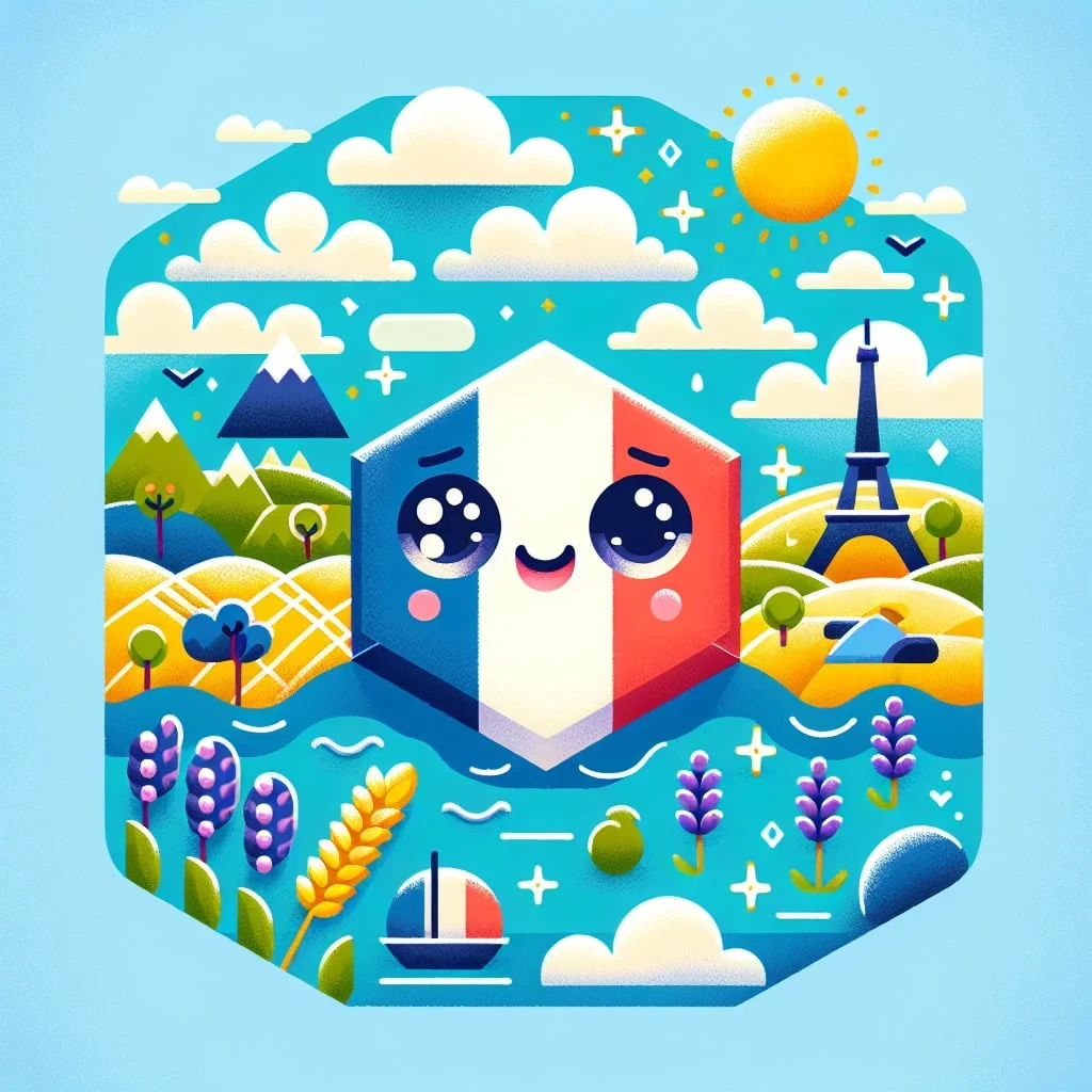 Fun fact for kids about France's shape