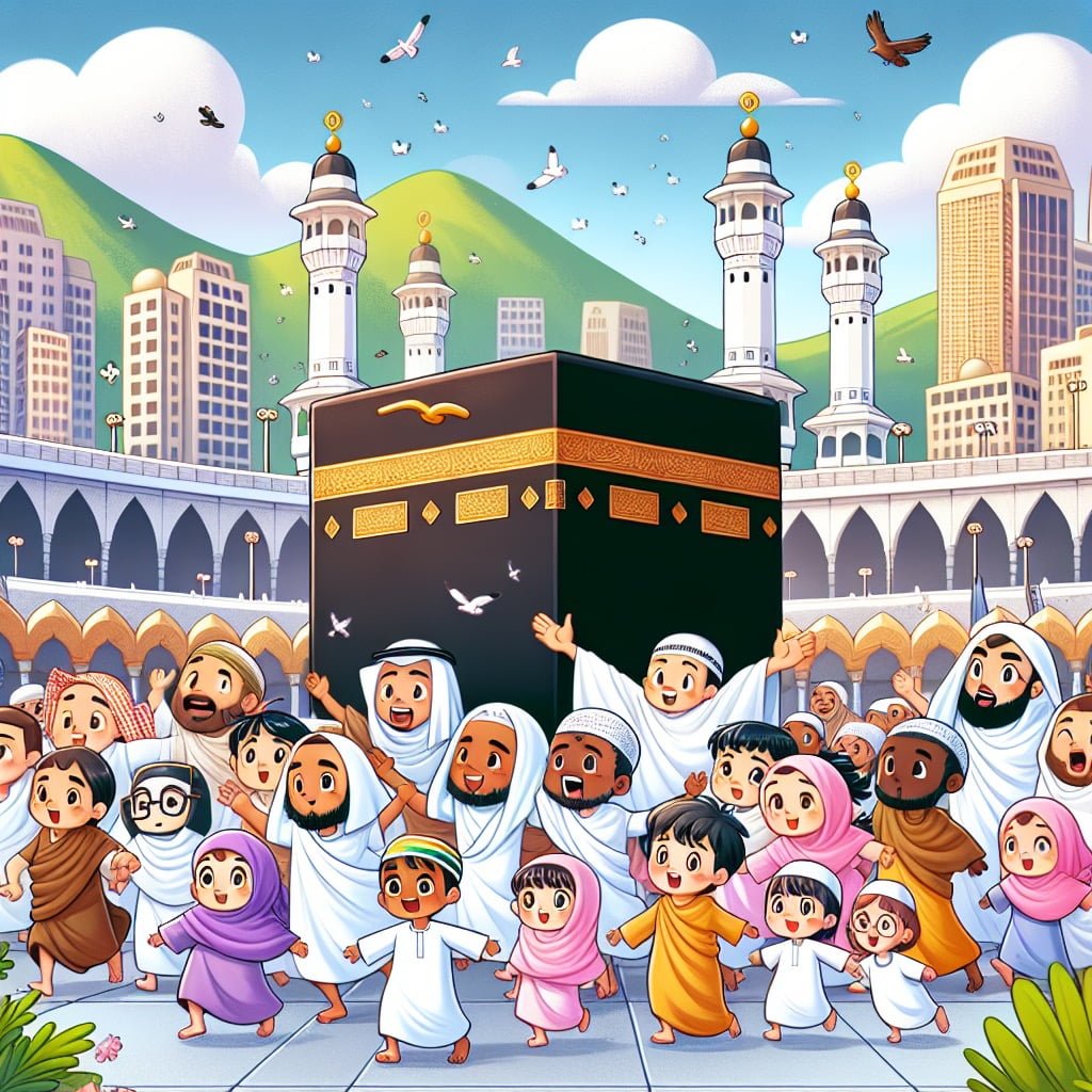 Fun fact for kids about the Hajj pilgrimage