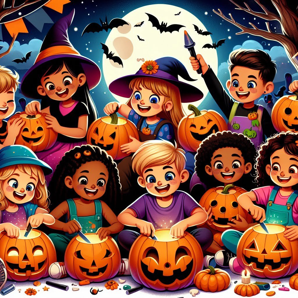 Fun fact for kids about Jack-O'-Lantern carving