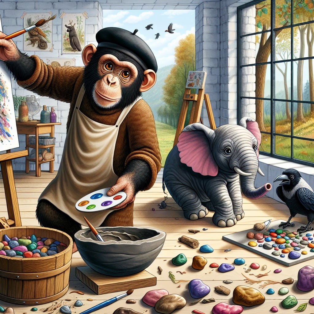 Fun fact for kids about human art