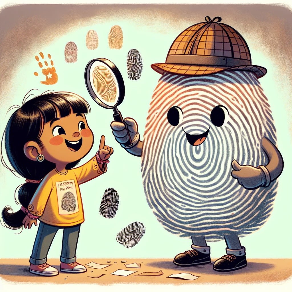 Fun fact for kids about human fingerprints