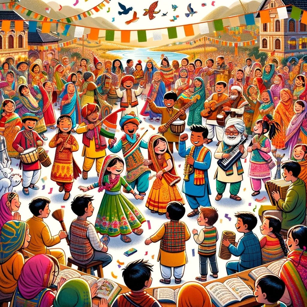 Fun fact for kids about languages in India