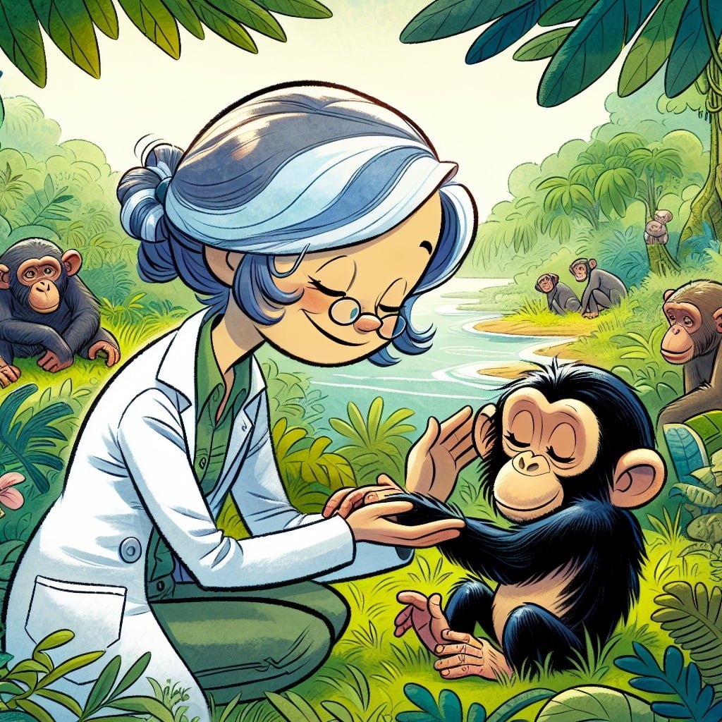 Fun fact for kids about Jane Goodall