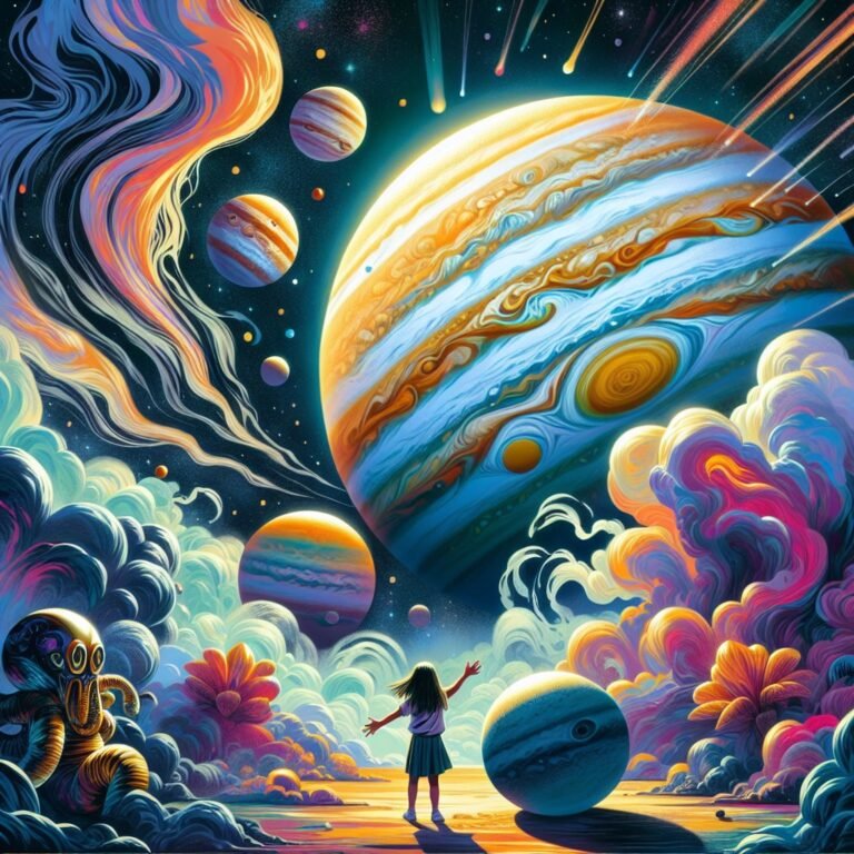 Main image for the post with 10 Cool Jupiter Facts For Kids