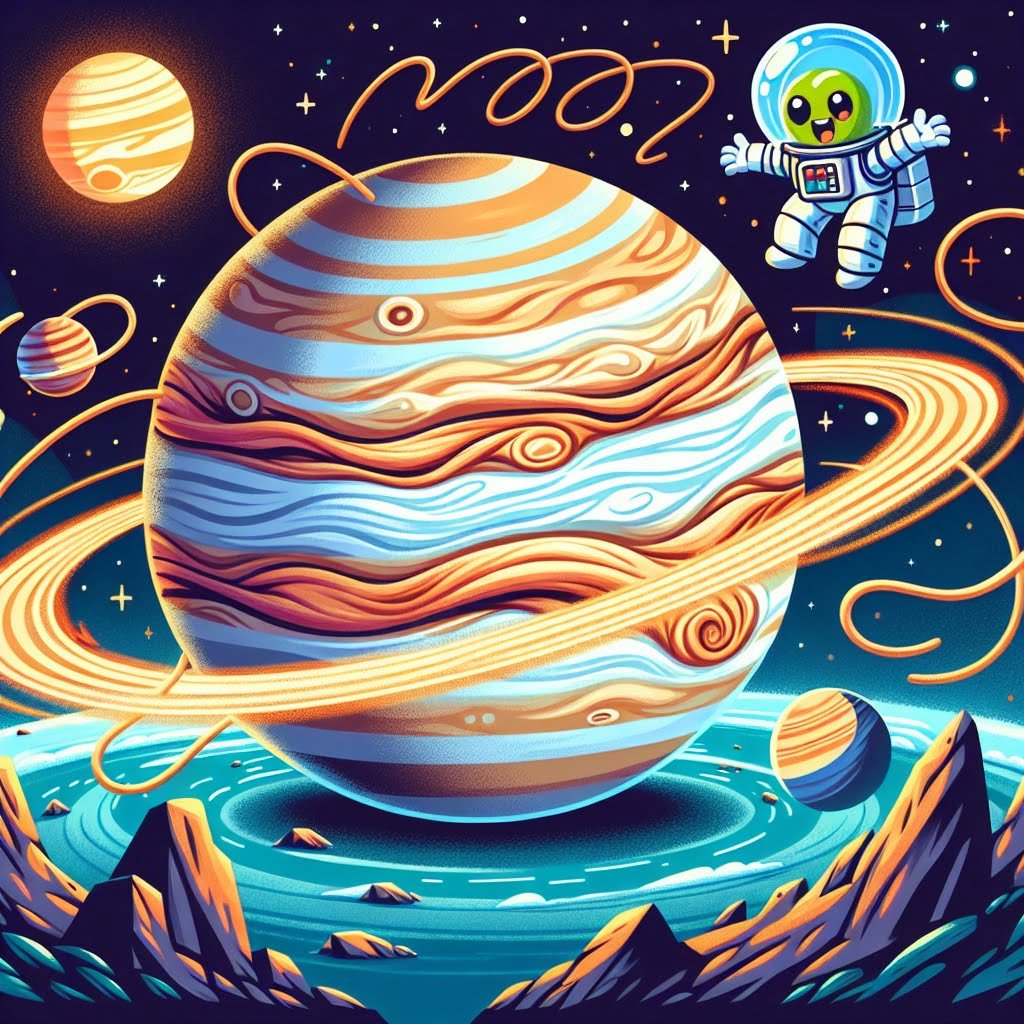 Fun fact for kids about Jupiter's gravity