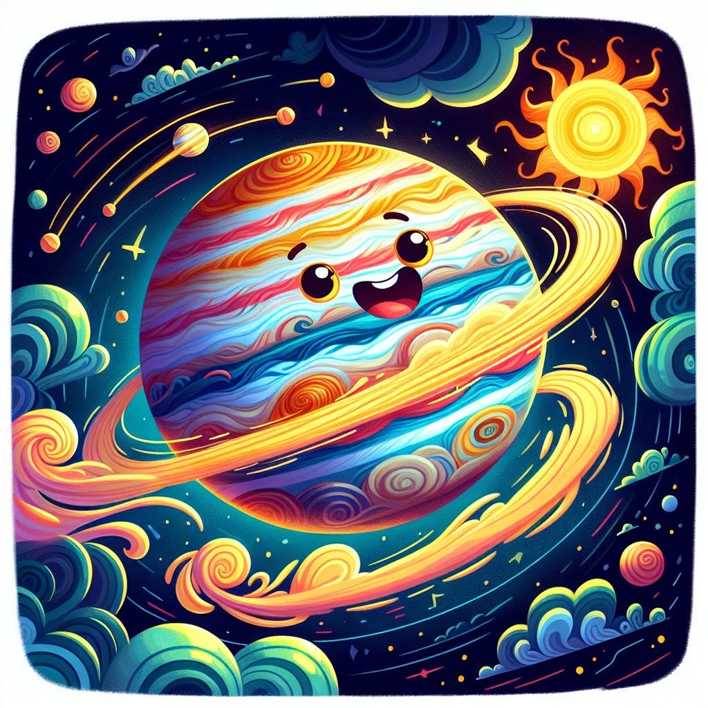 Fun fact for kids about Jupiter's fast rotation